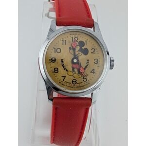 Bradley Mickey Mouse Walt‎ Disney Swiss Made Mechanical Women's Watch- Working
